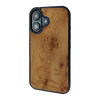 iPhone 16 Carpathian Elm Burl wood case — main view