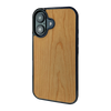 iPhone 16 Cherry wood case — main view