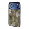 iPhone 17 Pro Max Black Mother of Pearl shell case — main view