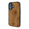 iPhone 17 Carpathian Elm Burl wood case — main view