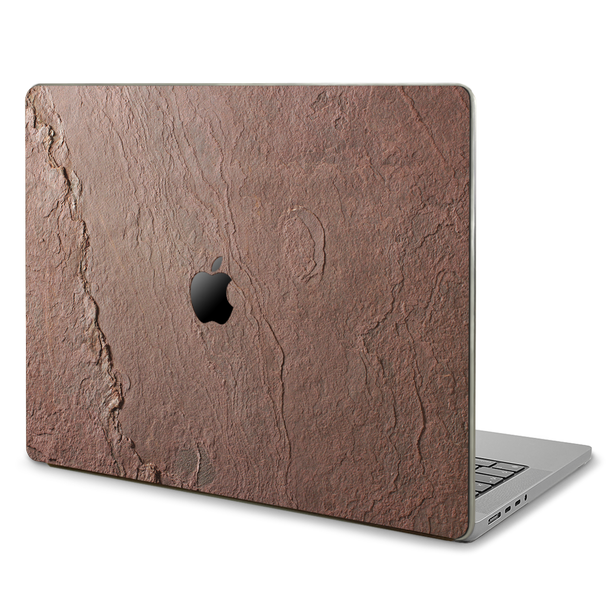 MacBook Air 13 M2 2022 Real Stone Skin Cover Rose Pink Cover Up