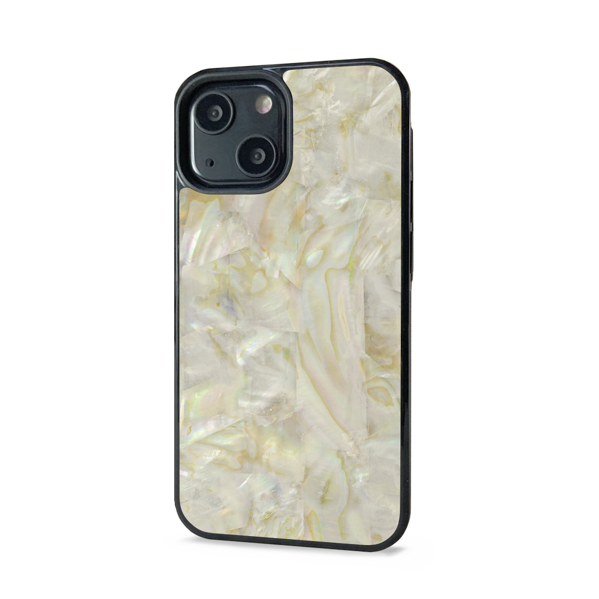 Gold Mother of Pearl Pearl iPhone 15 Shell Explorer Case - Shell Cases Gold Mother of Pearl Pearl iPhone 15 Shell Explorer Case - Shell Cases