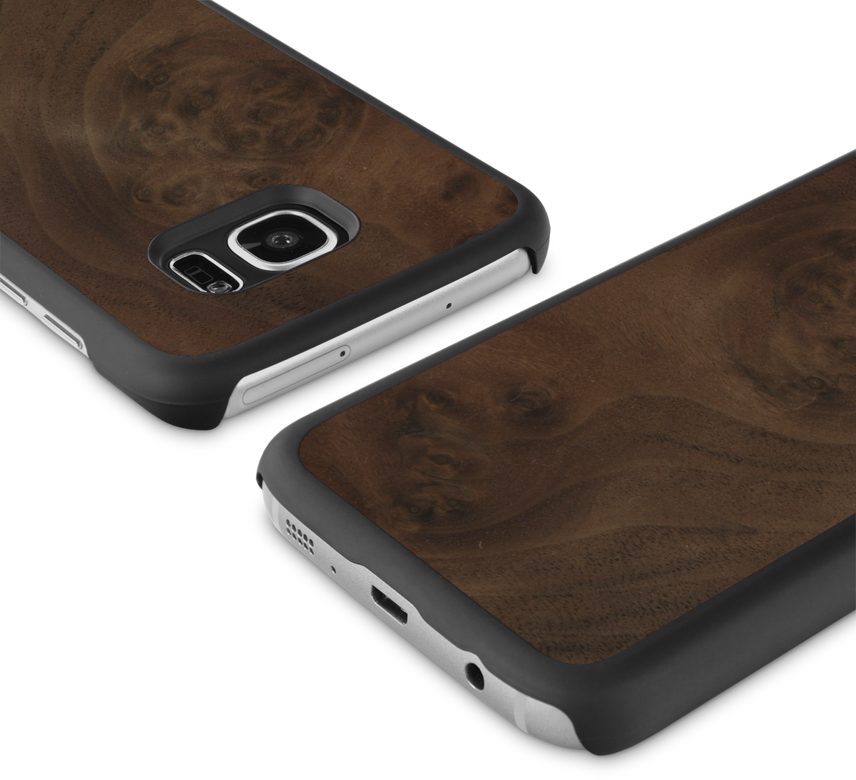 Samsung Galaxy S7 Edge — #WoodBack Snap Case