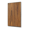 iPad 10.2" (7th Gen) — Rosewood wood skin, standing upright