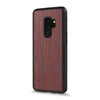 Galaxy S9 Plus — Purpleheart wood Explorer case, standing upright