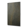 iPad 10.2" (7th Gen) — Aztec Gold stone skin, standing upright