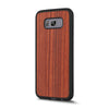 Galaxy S8 Plus — Padauk wood Explorer case, standing upright