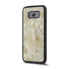 Galaxy S8 Plus — Gold Mother of Pearl seashell Explorer case, standing upright