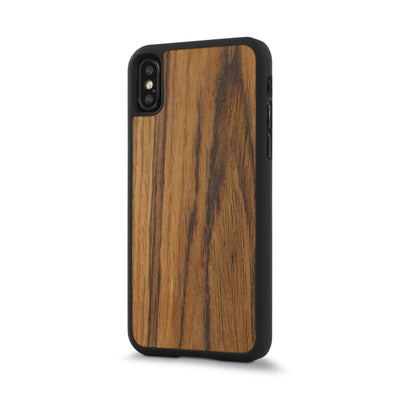 iPhone XS — #WoodBack Snap Case