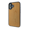 iPhone 16 Plus Cherry wood case — main view