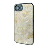 iPhone 16e Gold Mother of Pearl shell case — main view