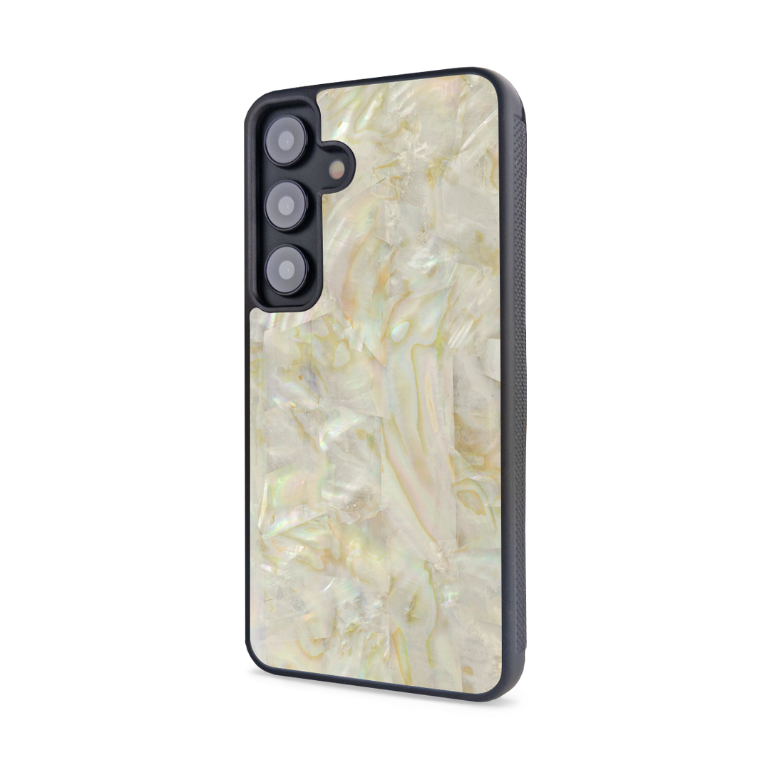 Gold Mother of Pearl Pearl Samsung Galaxy S24 Plus Shell Explorer Case - Shell Cases - Cover-Up Gold Mother of Pearl Pearl Samsung Galaxy S24 Plus Shell Explorer Case - Shell Cases - Cover-Up