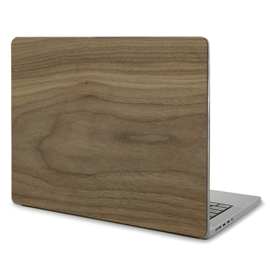 Cover Up Walnut MacBook Pro 14 M3 2023 Real Wood Skin