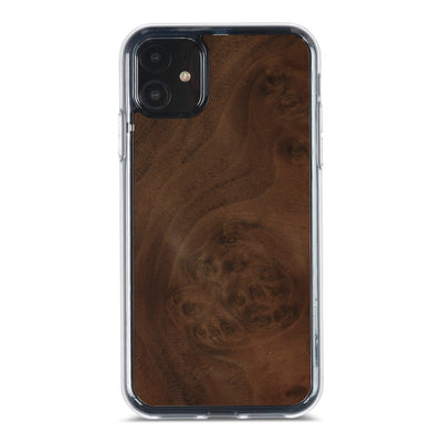 iPhone 11 Pro —  #WoodBack Explorer Clear Case