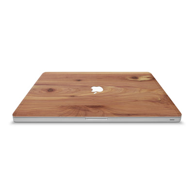 MacBook Pro 17" — #WoodBack Skin