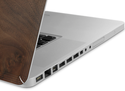 MacBook Pro 17" — #WoodBack Skin