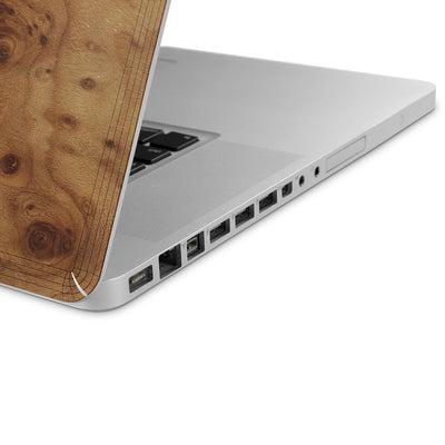 MacBook Pro 17" — #WoodBack Skin