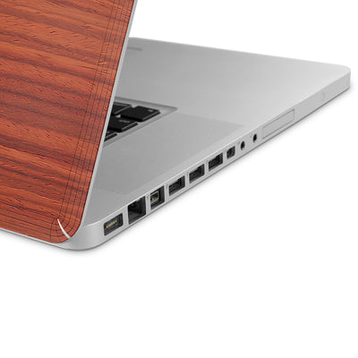 MacBook Pro 17" — #WoodBack Skin