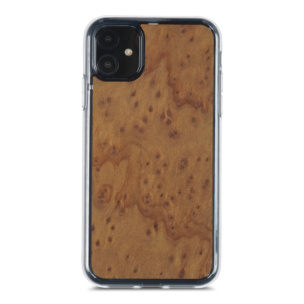 iPhone 11 — #WoodBack Explorer Clear Case