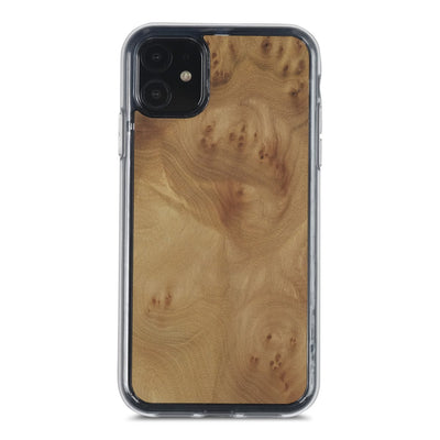 iPhone 11 Pro —  #WoodBack Explorer Clear Case