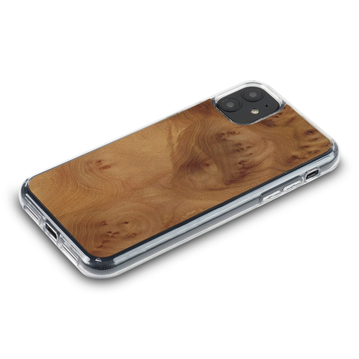 iPhone 11 —  #WoodBack Explorer Clear Case