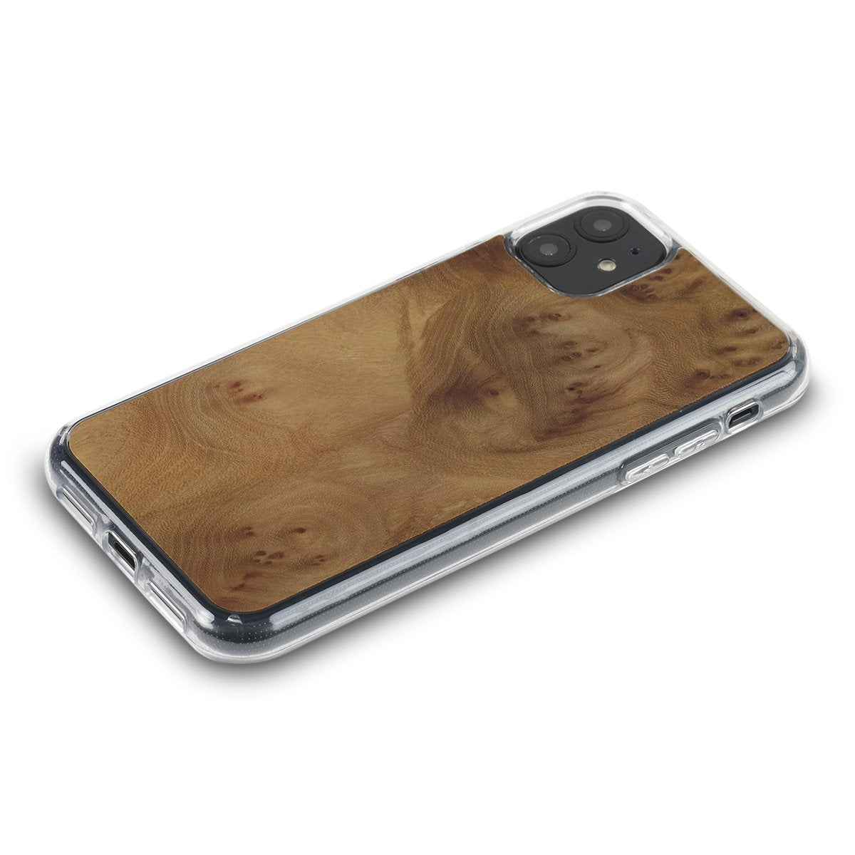 iPhone 11 Pro —  #WoodBack Explorer Clear Case