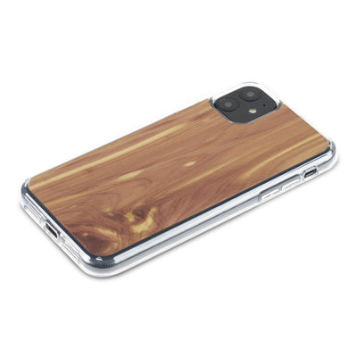 iPhone 11 Pro Max —  #WoodBack Explorer Clear Case