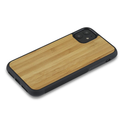 iPhone 11 Pro Max —  #WoodBack Explorer Black Case