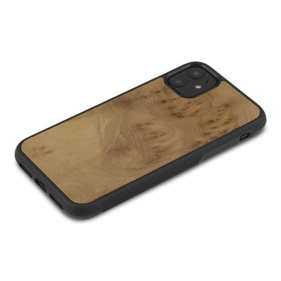 iPhone 11 Pro Max —  #WoodBack Explorer Black Case