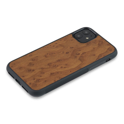 iPhone 11 — #WoodBack Explorer Black Case
