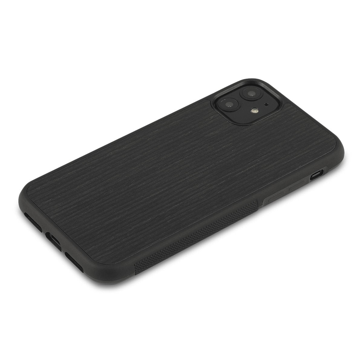 iPhone 11 Pro Max —  #WoodBack Explorer Black Case