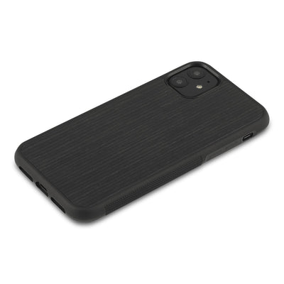 iPhone 11 Pro Max —  #WoodBack Explorer Black Case