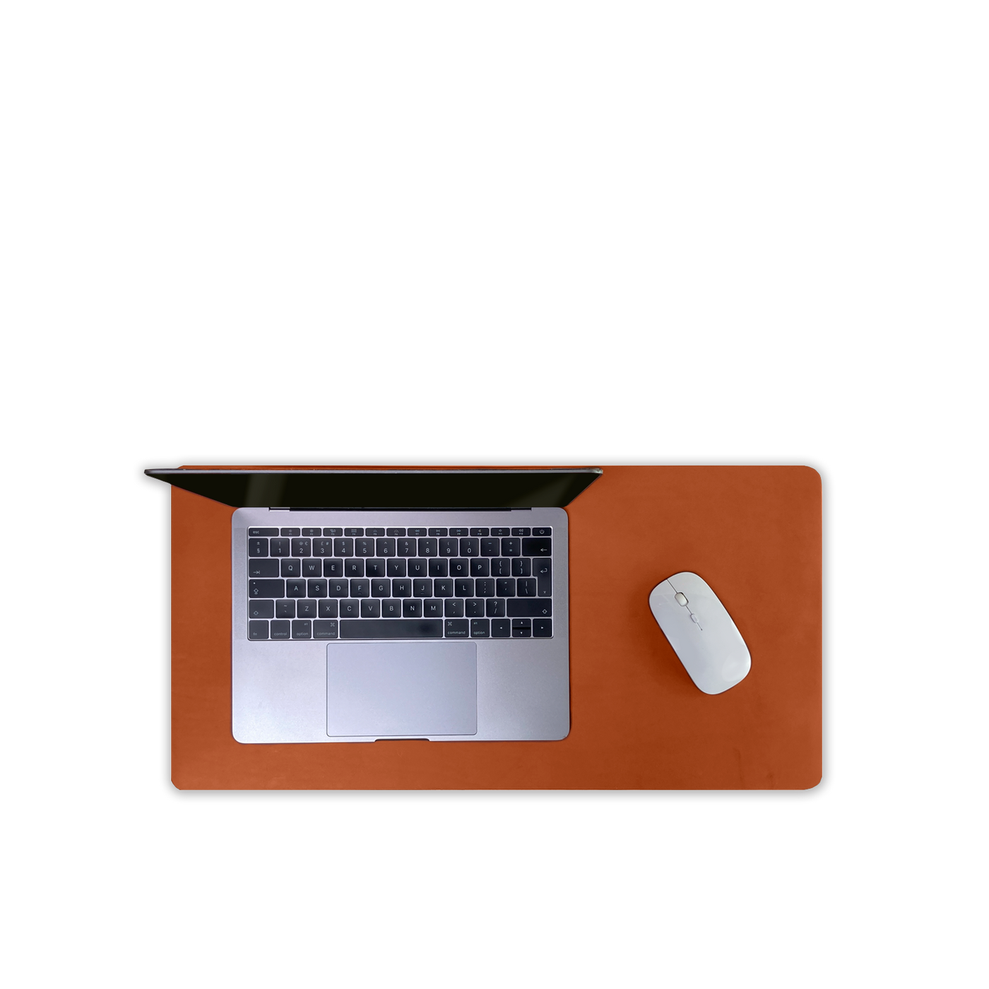 Samseel Leather Desk Pad & Mouse Mat - Apricot, 35.4x17 Inches, Waterproof & Non-Slip