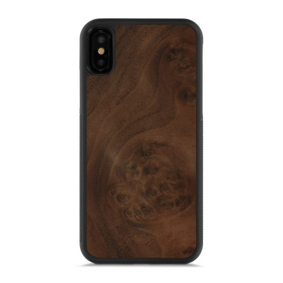 iPhone X —  #WoodBack Explorer Case