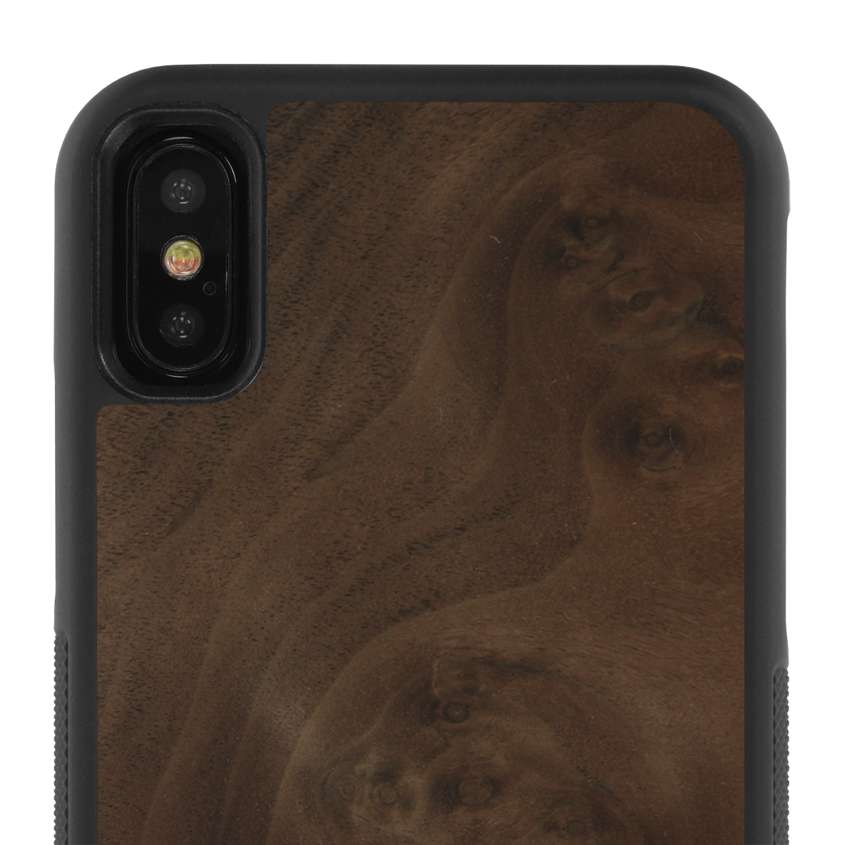 iPhone X —  #WoodBack Explorer Case