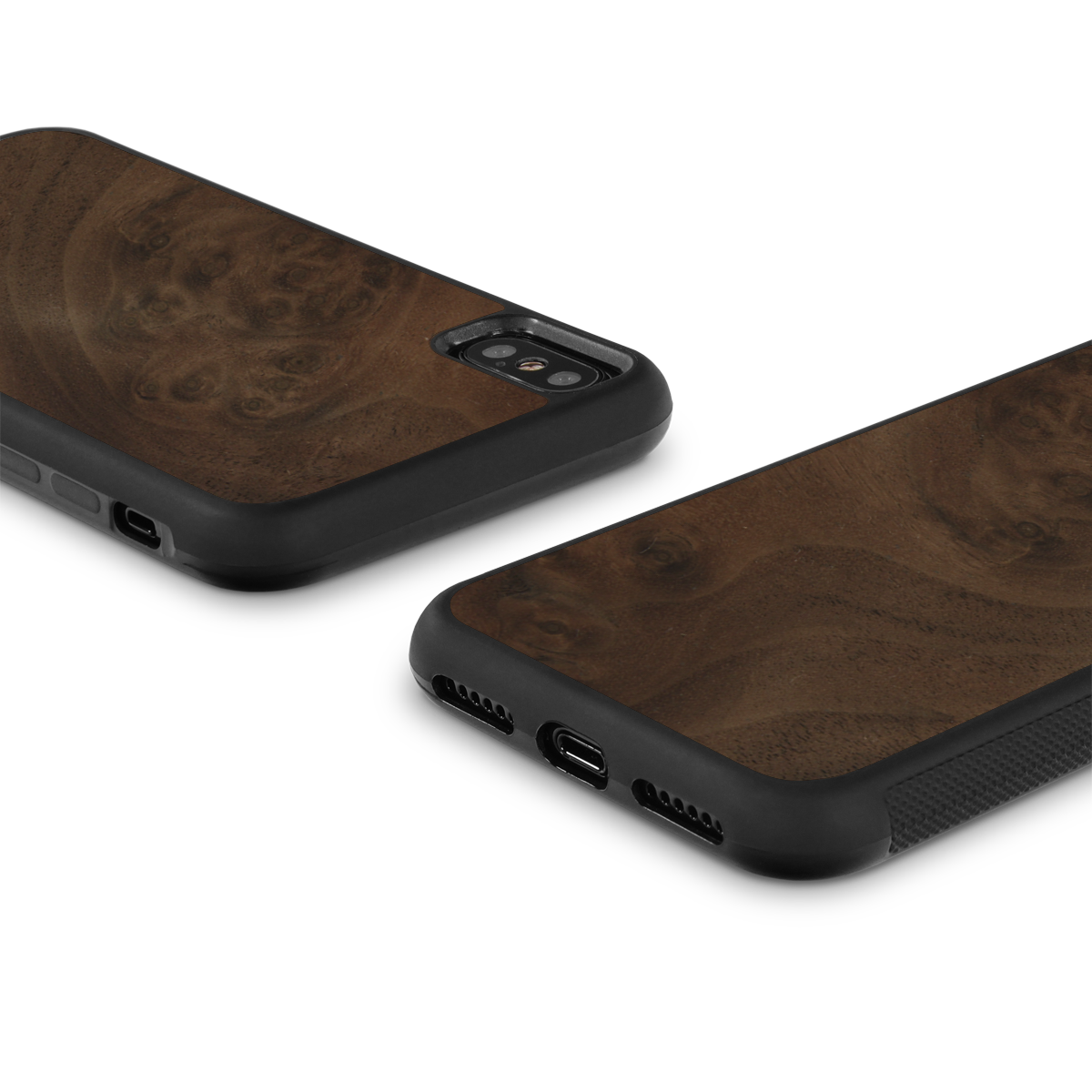 iPhone X —  #WoodBack Explorer Case