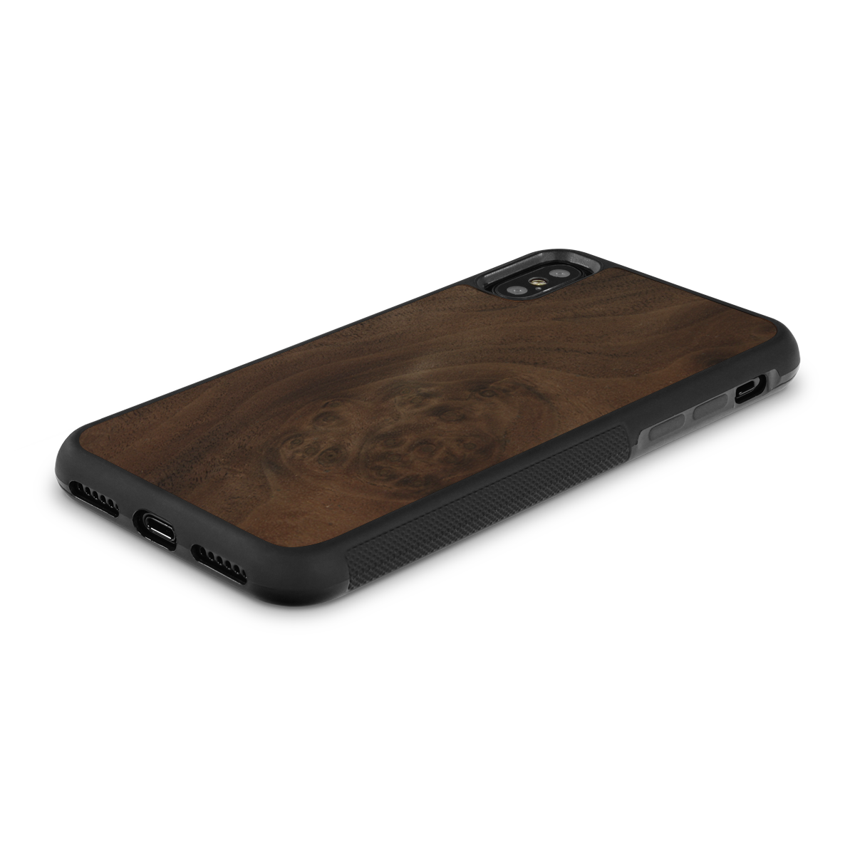 iPhone X —  #WoodBack Explorer Case