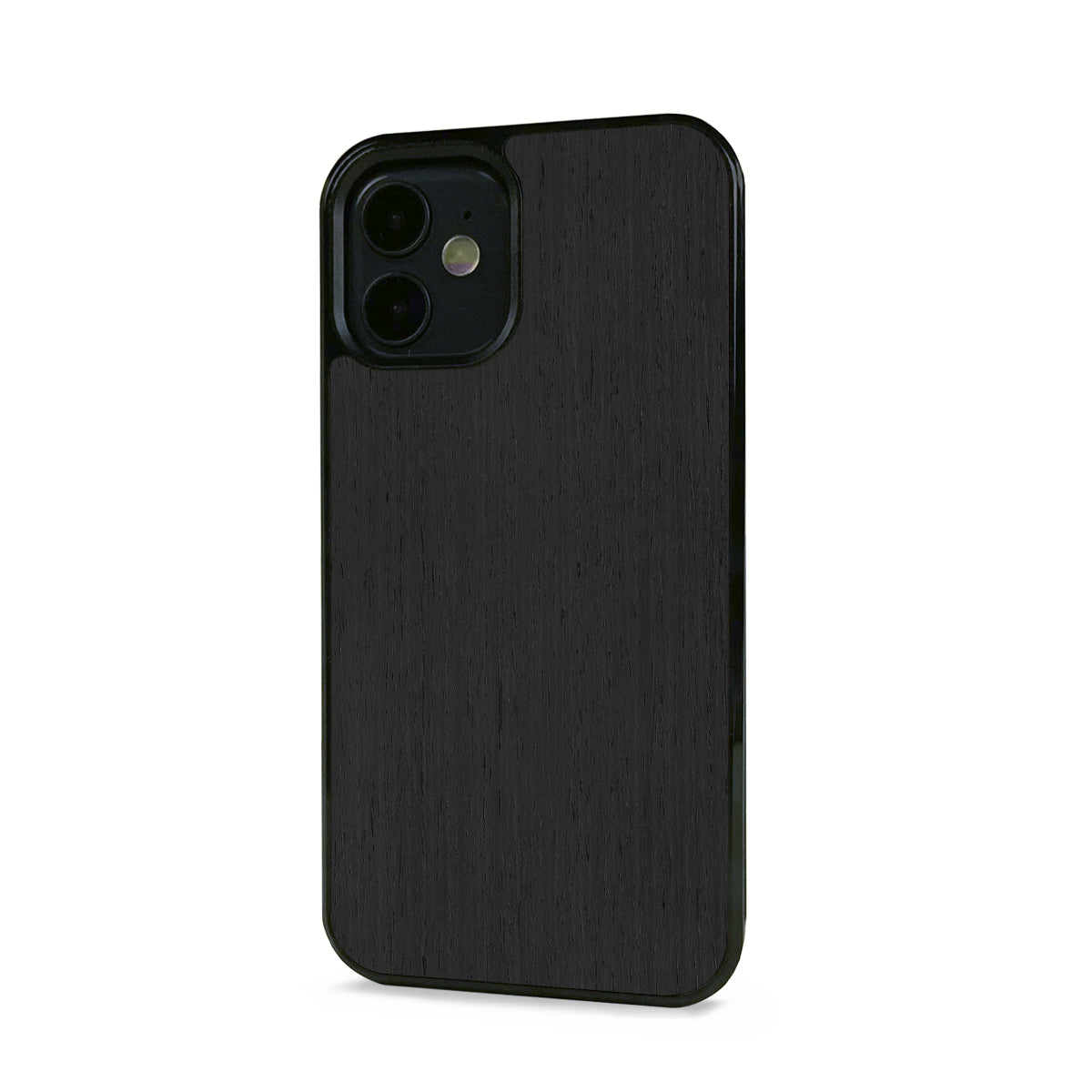 iPhone 12 —  #WoodBack Explorer Black Case