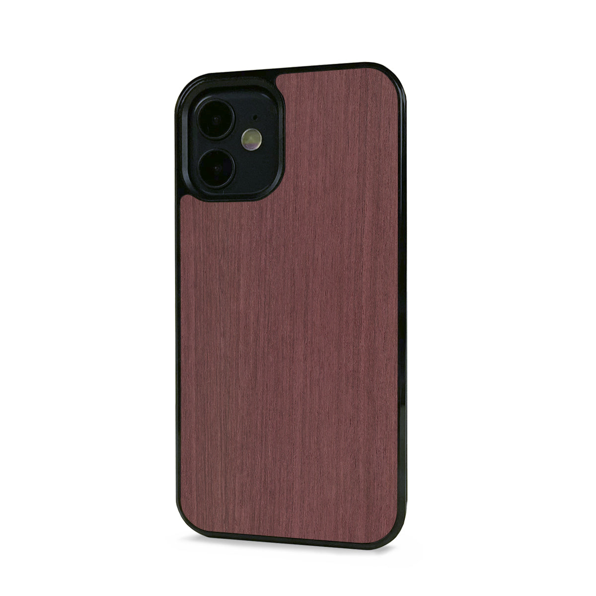 iPhone 12 —  #WoodBack Explorer Black Case