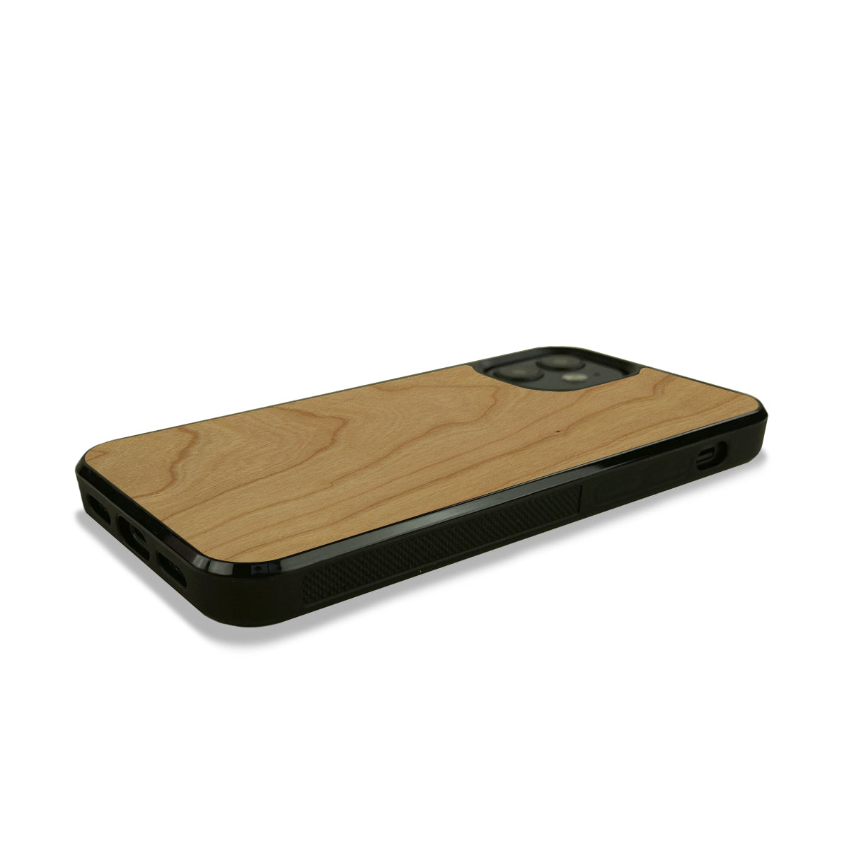 iPhone 12 —  #WoodBack Explorer Black Case