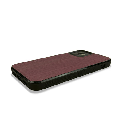 iPhone 12 Mini —  #WoodBack Explorer Black Case