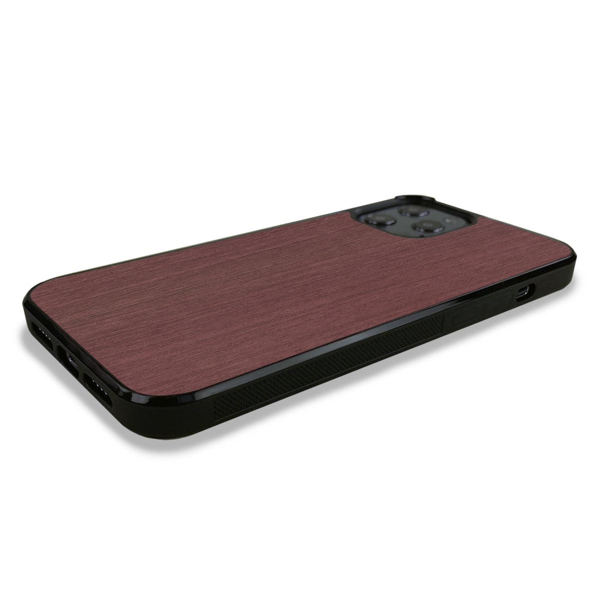 iPhone 12 Pro Max —  #WoodBack Explorer Black Case