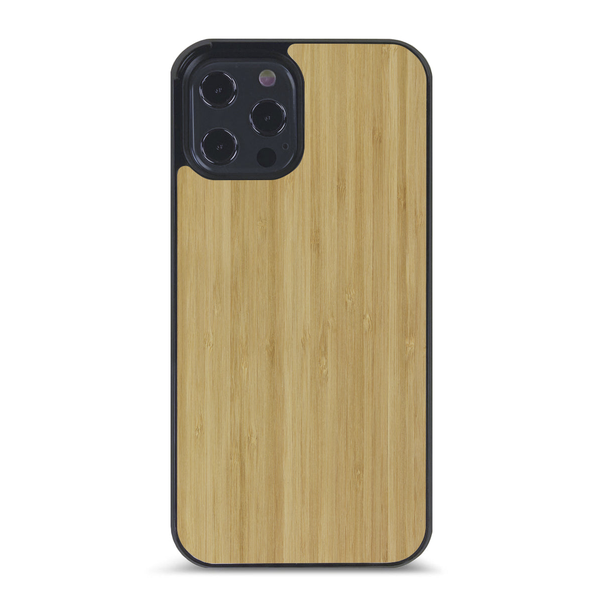 iPhone 12 Pro Max —  #WoodBack Explorer Black Case