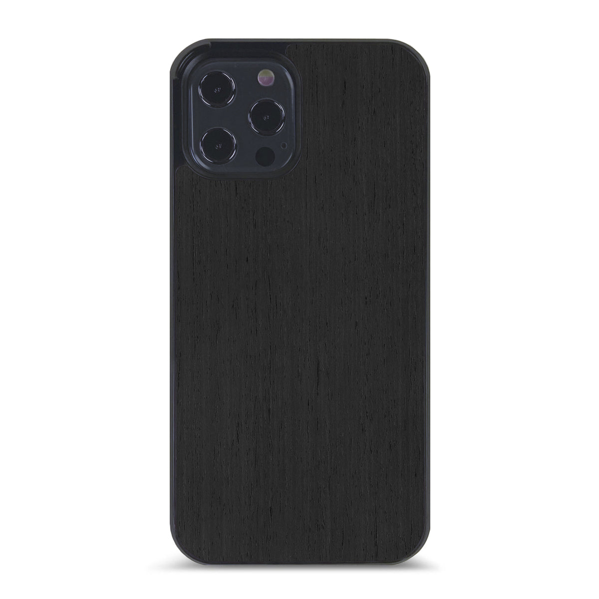 iPhone 12 Pro Max —  #WoodBack Explorer Black Case