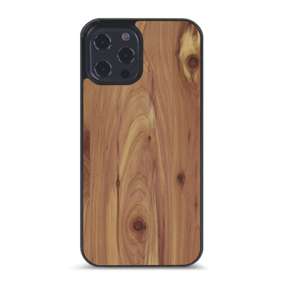 iPhone 14 Pro Max —  #WoodBack Explorer Black Case