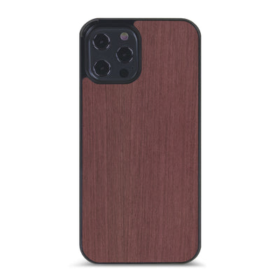 iPhone 12 Pro Max —  #WoodBack Explorer Black Case