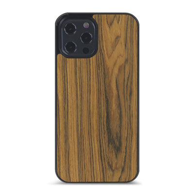 iPhone 13 Pro Max — #WoodBack Explorer Black Case