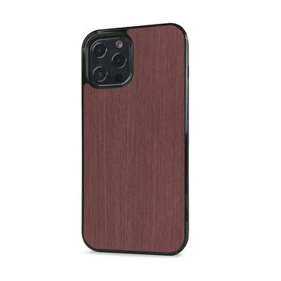 iPhone 12 Pro —  #WoodBack Explorer Black Case