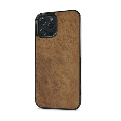 iPhone 12 Pro — #WoodBack Explorer Black Case