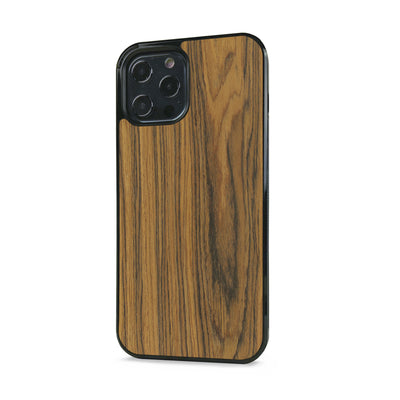 iPhone 12 Pro — #WoodBack Explorer Black Case